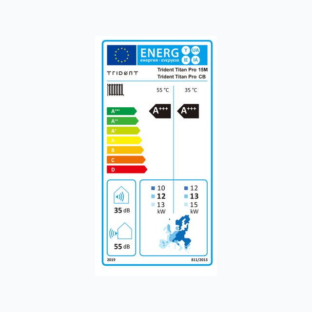 Trident Titan Pro 15M-CB - Energielabel