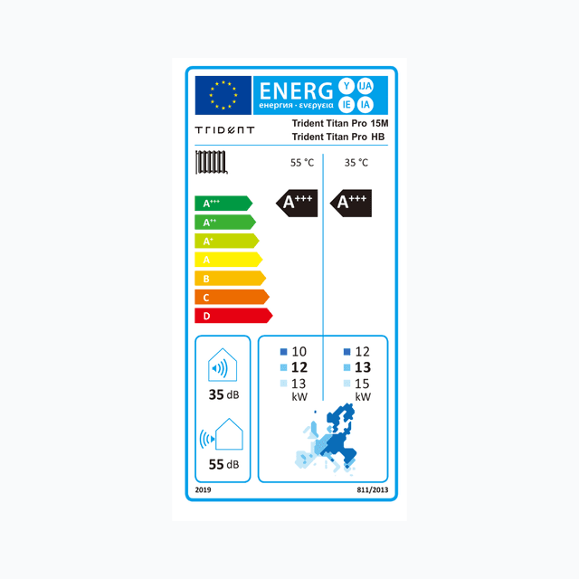 Trident Titan Pro 15M-HB - Energielabel